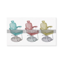 お洒落レトロヴィンテージ美容師名刺