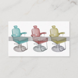 お洒落レトロヴィンテージ美容師名刺 名刺