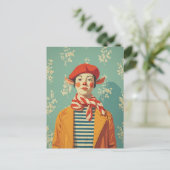 お洒落レトロ小妖精や小人 シーズンポストカード (スタンド正面)