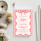 お洒落レトロ縁どランジェリーパーティー 招待状