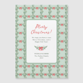 お洒落レトロ | Merry Christmas磁気カード