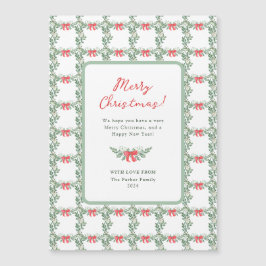 お洒落レトロ | Merry Christmas磁気カード