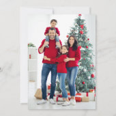 お洒落レトロ | Merry Christmas Photo Back シーズンカード (裏面)