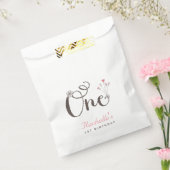 お洒落ワンピンクハート女子1日パーティー フェイバーバッグ (封をした状態)