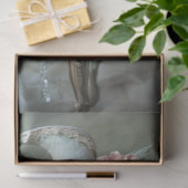 お洒落ヴィンテージの洗練された猫のデコパージュ 薄葉紙 (ギフト)