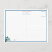 お洒落ヴィンテージイースター卵、リボンと花 ポストカード (裏面)