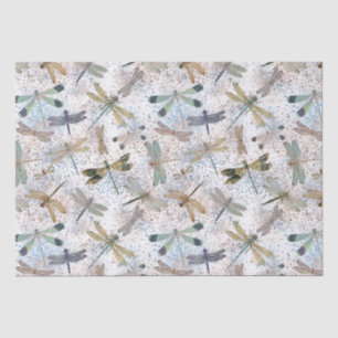 お洒落ヴィンテージドラゴンファフェイクーグリッターパターン 薄葉紙