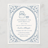 お洒落ヴィンテージバジェット茶パーティーブライダルシャワー (正面)