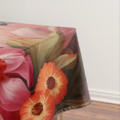 お洒落ヴィンテージバニー春開花 テーブルクロス (インサイチュ)