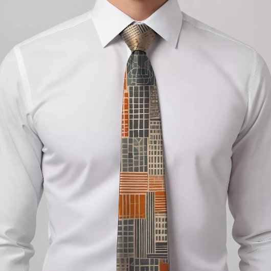 お洒落ヴィンテージパターン(の模様が)あるネクタイ ネクタイ