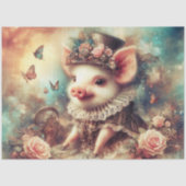 お洒落ヴィンテージビクトリアンの分離 薄葉紙 (正面)