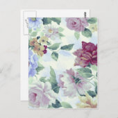 お洒落ヴィンテージビクトリアンバラ ポストカード (正面/裏面)