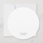 お洒落ヴィンテージビニル45レコードパーティー 招待状 (裏面)