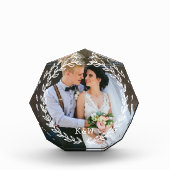 お洒落ヴィンテージフレモノグラムのーム フォトブロック (正面)