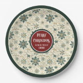 お洒落ヴィンテージプレート ペーパープレート (正面)