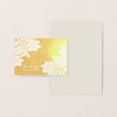 お洒落ヴィンテージレ結婚ース 箔カード (ディスプレー)