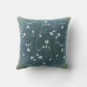 お洒落ヴィンテージ模様葉 クッション (裏面)