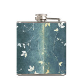 お洒落ヴィンテージ模様葉 フラスク (裏面)