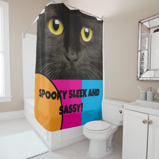 お洒落不気味だ！ シャワーカーテン (インサイチュ)