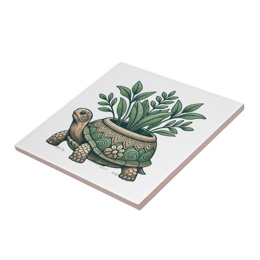お洒落亀 タイル (側面)