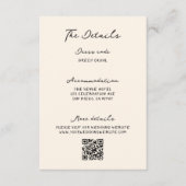 お洒落予測できなの結婚詳細 エンクロージャーカード (正面)