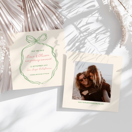 お洒落予測できな手弓結婚式 セーブザデート