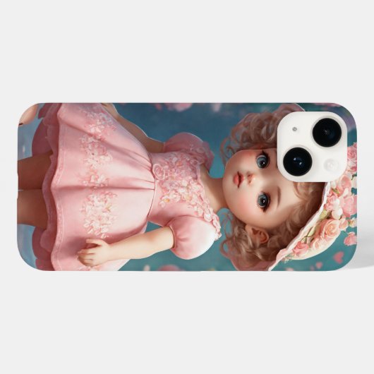 お洒落人形の夢:よくはしゃぐプリントTee Case-Mate iPhoneケース (裏面 (横))