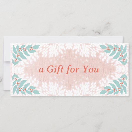 お洒落休日証明書 (正面)