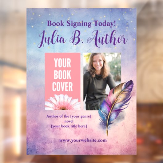 お洒落作家ブックの署名 ウィンドウサイン (シート2)