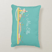 お洒落先生のシパーソナライズされたーン アクセントクッション (裏面(縦))