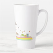 お洒落先生のシパーソナライズされたーン カフェラテマグ (右)