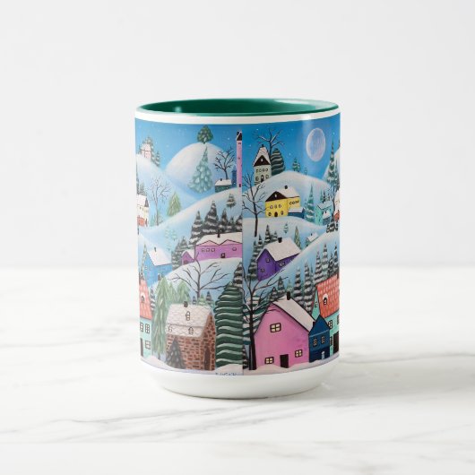 お洒落冬の風景 マグカップ (中央)