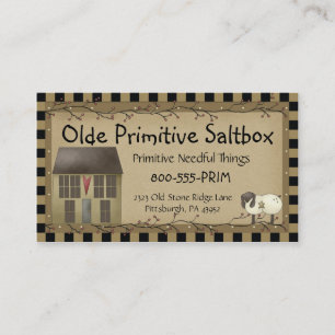 お洒落初期のSaltbox House Business Card 名刺