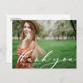 お洒落卒業写真ありがとう ポストカード (正面/裏面)