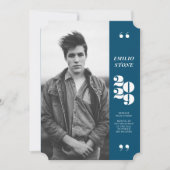 お洒落卒業 案内状 (正面)