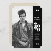 お洒落卒業 案内状 (正面/裏面)