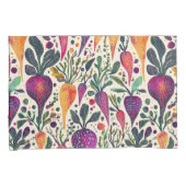 お洒落収穫鮮やか菜園 枕カバー (正面右)