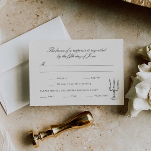 お洒落図解入りの、写真付きの結婚の 出欠カード