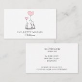 お洒落図解入りの、写真付きの育児名刺 名刺 (正面/裏面)