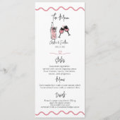 お洒落図解入りの、写真付きの | レトロ結婚の メニュー (正面)