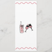 お洒落図解入りの、写真付きの | レトロ結婚の メニュー (裏面)