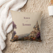 お洒落城の結婚紋章 クッション (ブランケット)