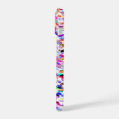 お洒落夏の色絵を描(ばちゃばちゃ)跳ねる iPhone 15ケース (左側面)