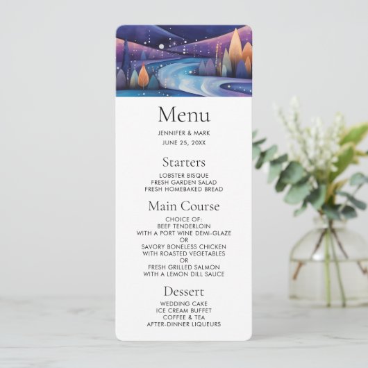 お洒落夜 – 川、木、山 招待状 (スタンド正面)