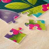 "お洒落妖精と鳥"ジグソーパズル ジグソーパズル (側面)