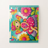 "お洒落妖精と鳥"ジグソーパズル ジグソーパズル (縦)