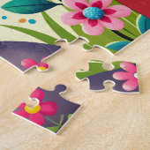 "お洒落妖精と鳥"ジグソーパズル ジグソーパズル (側面)