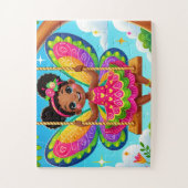 "お洒落妖精のスイング" JIGSAWパズル ジグソーパズル (縦)