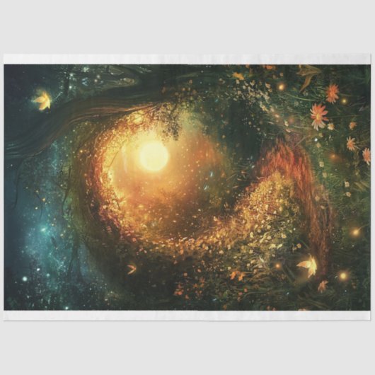 お洒落妖精のデコページティッシュペーパー 薄葉紙 (正面)