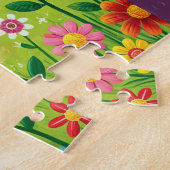 "お洒落妖精の摘み花"ジグソーパズル ジグソーパズル (側面)